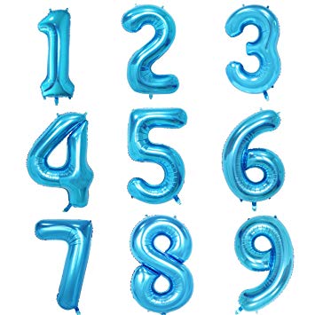 სხვადასხვა ფერის 40 სმ. ციფრები - 4