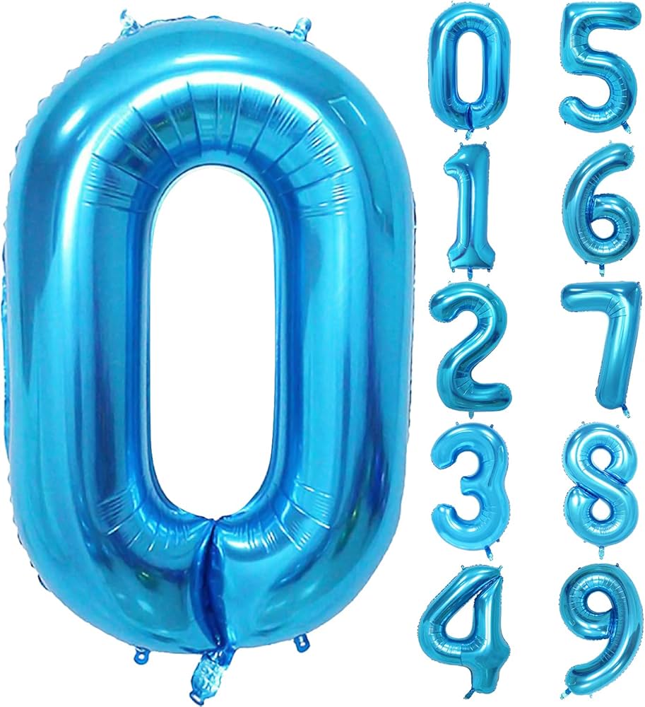 სხვადასხვა ფერის 1 მეტრიანი ციფრები - 2