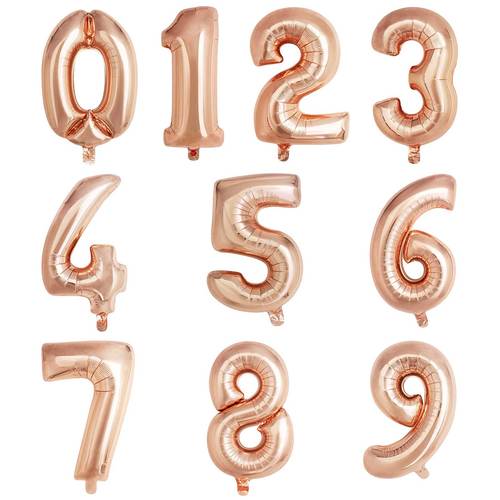 სხვადასხვა ფერის 1 მეტრიანი ციფრები - 6