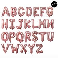 სხვადასხვა ფერის 1 მეტრიანი ასოები - 1