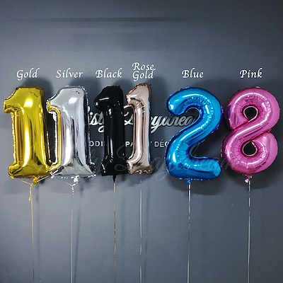 სხვადასხვა ფერის 1 მეტრიანი ციფრები - 9