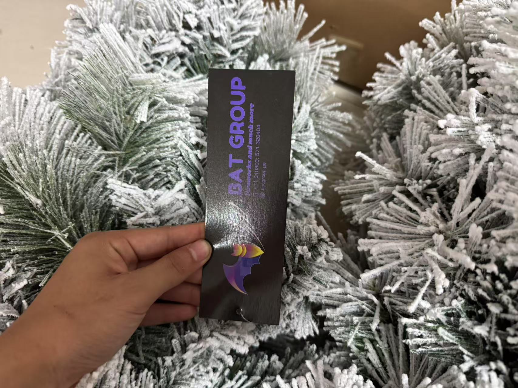 საახალწლო ნაძვის ხე (დათოვლილი) - 180 სმ. - 3