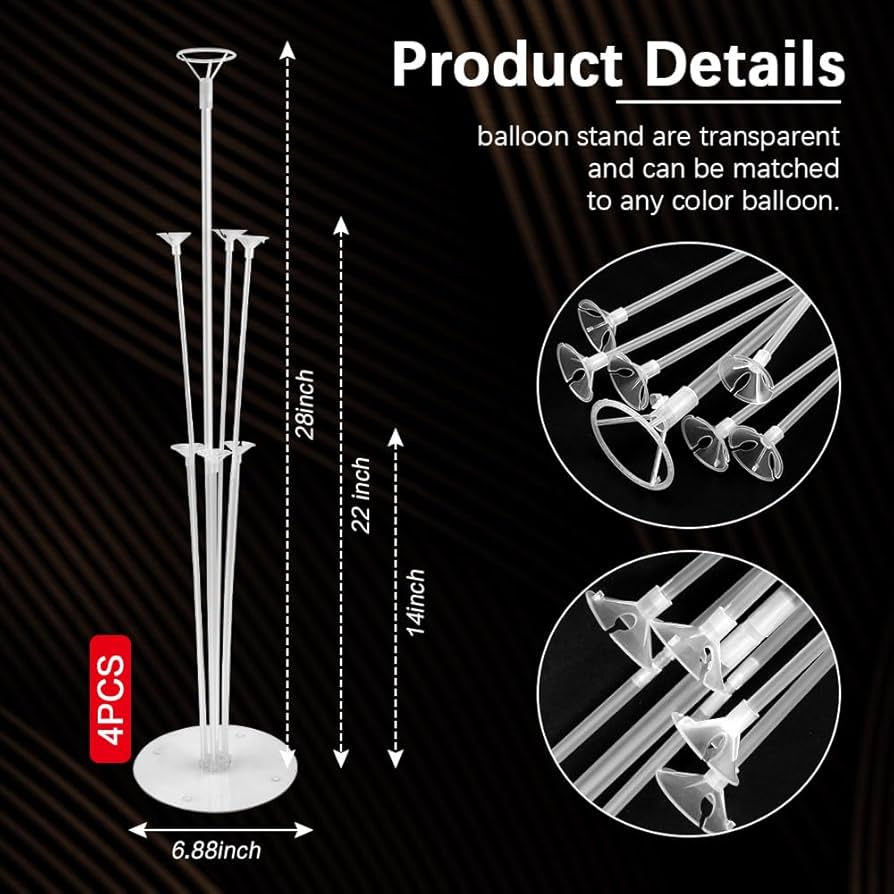 ბუშტების სადგამი - 7 ცალიანი - 2