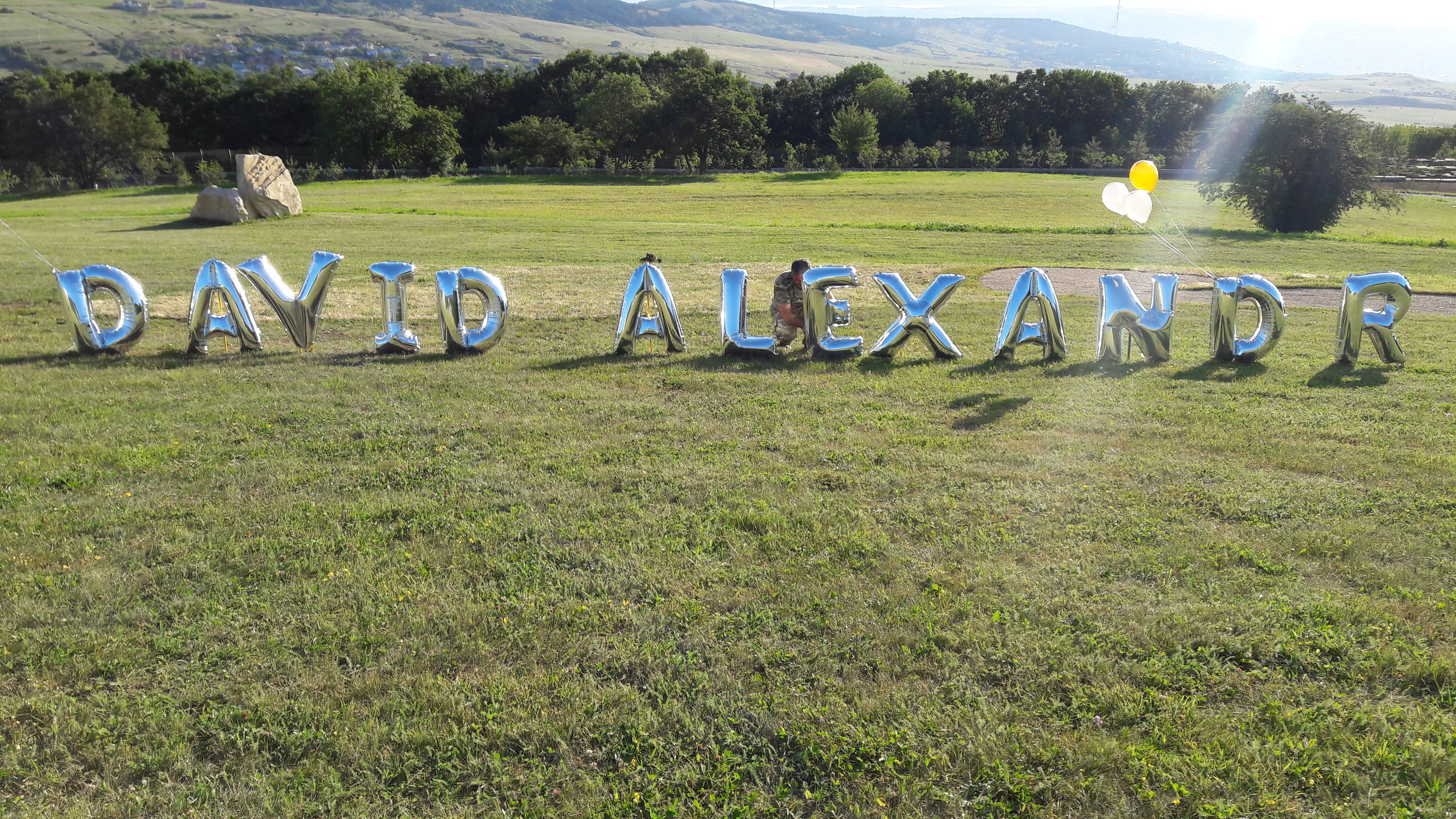 სხვადასხვა ფერის 1 მეტრიანი ასოები - 2