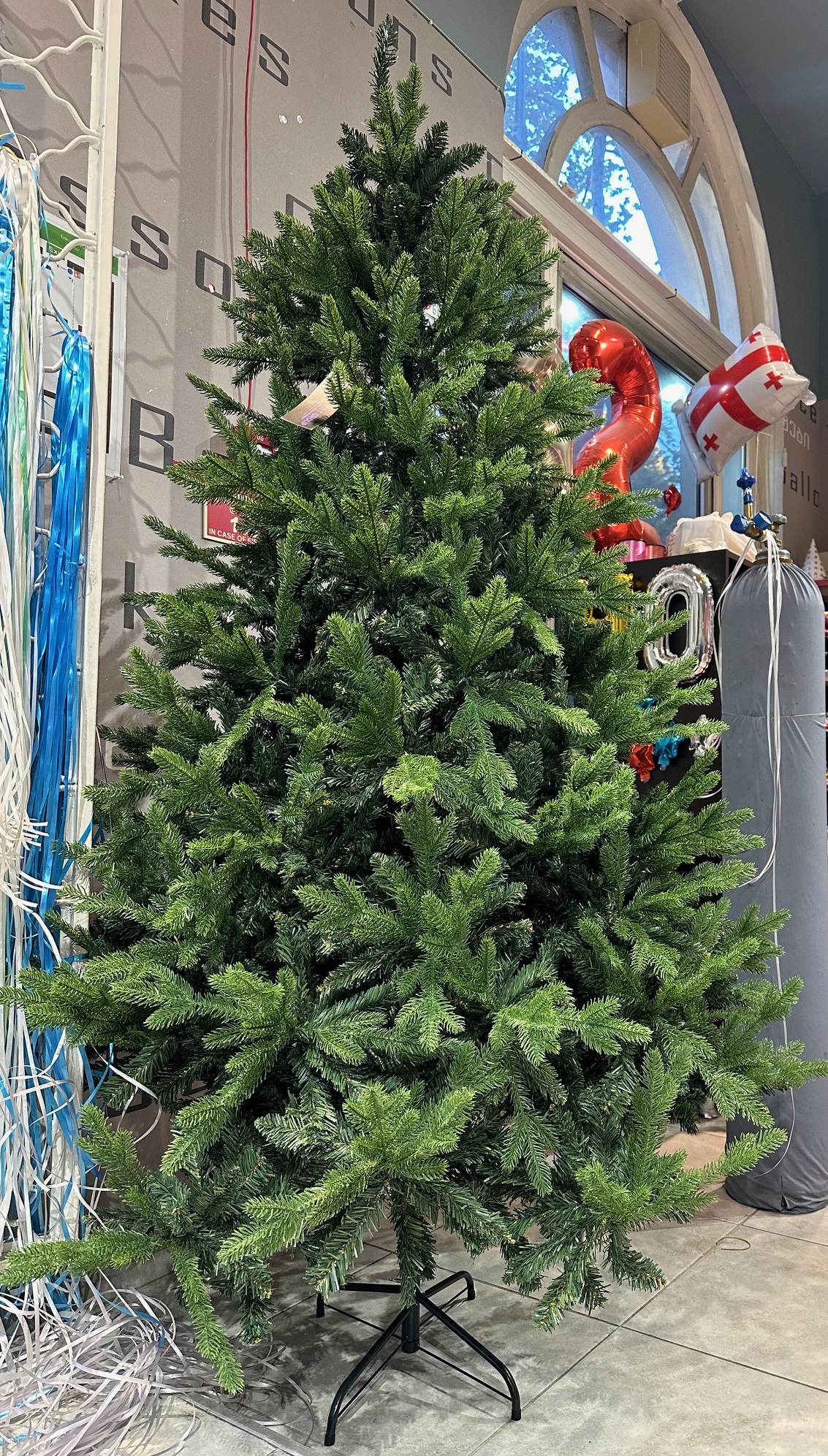 საახალწლო ნაძვის ხე (სილიკონი) - 210 სმ. - 2