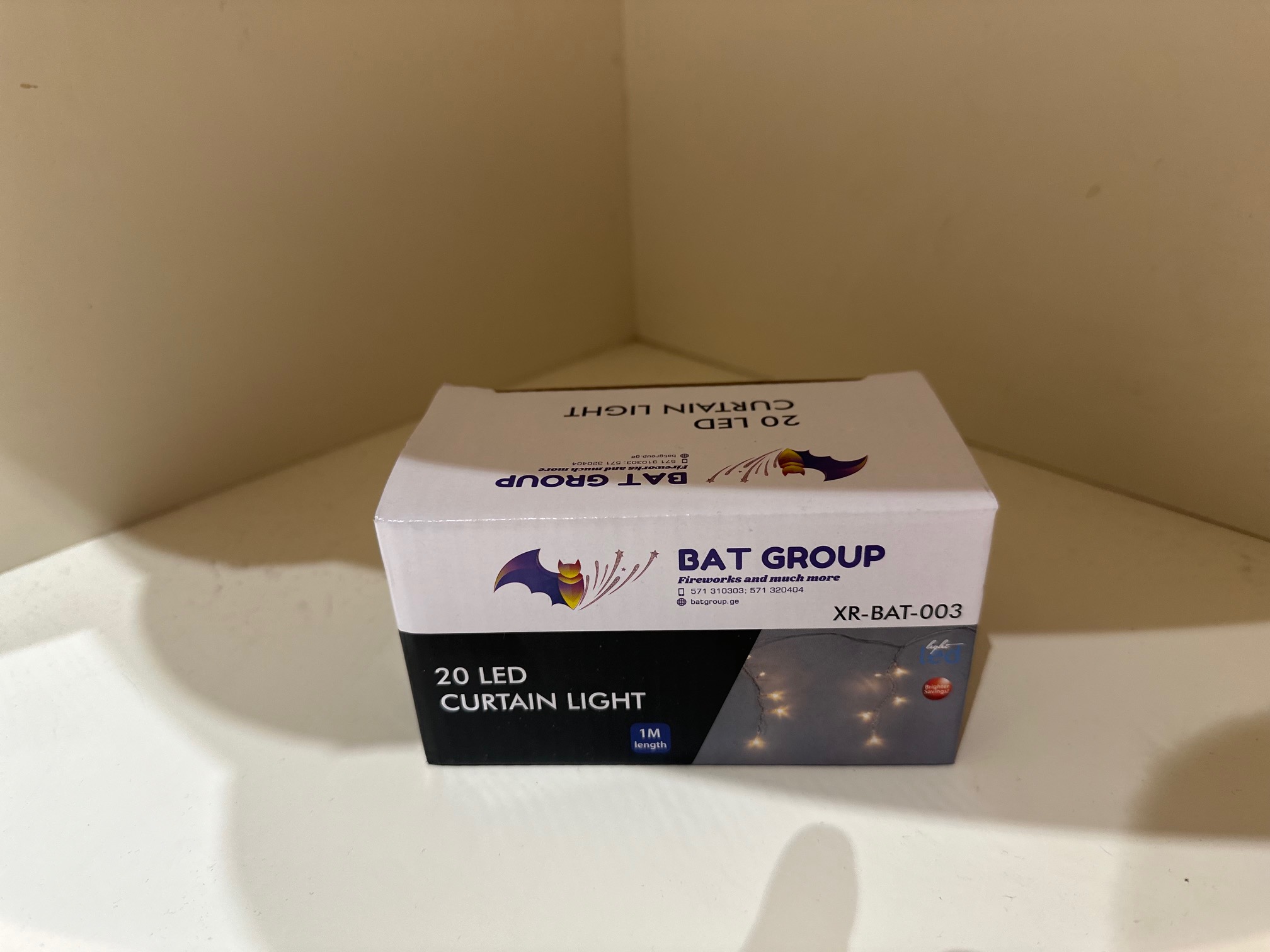 ლედ განათება ფარდა - 1მ. * 0.3 მ. - 3