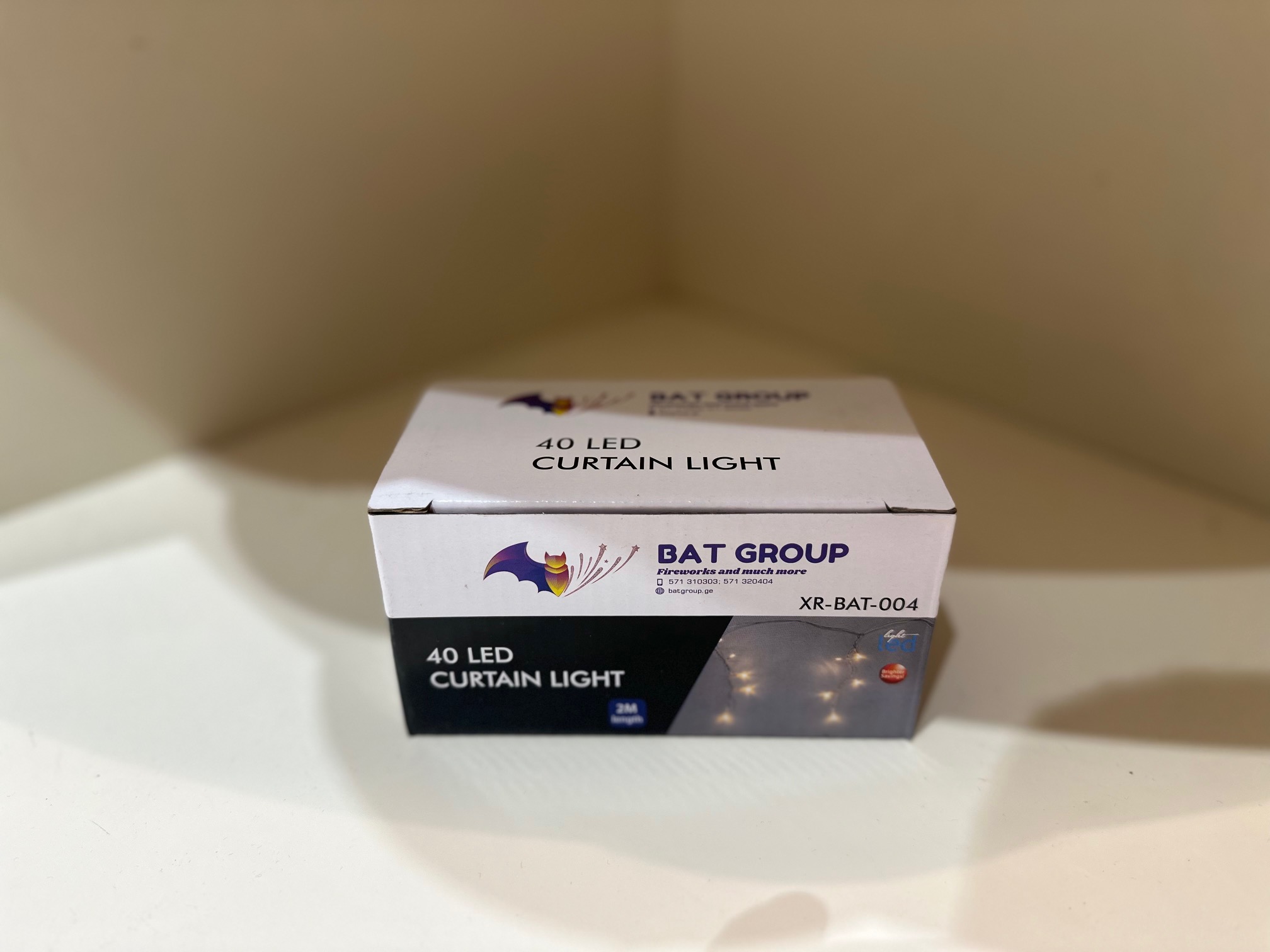 ლედ განათება ფარდა - 2 მ. * 0.5მ. - 2