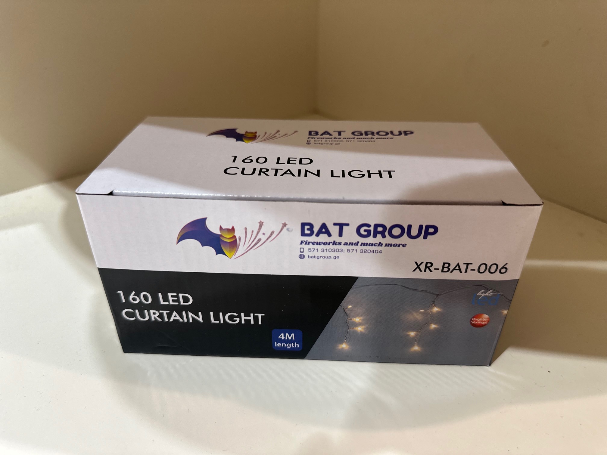 ლედ განათება ფარდა - 4მ. * 0.7მ. - 2