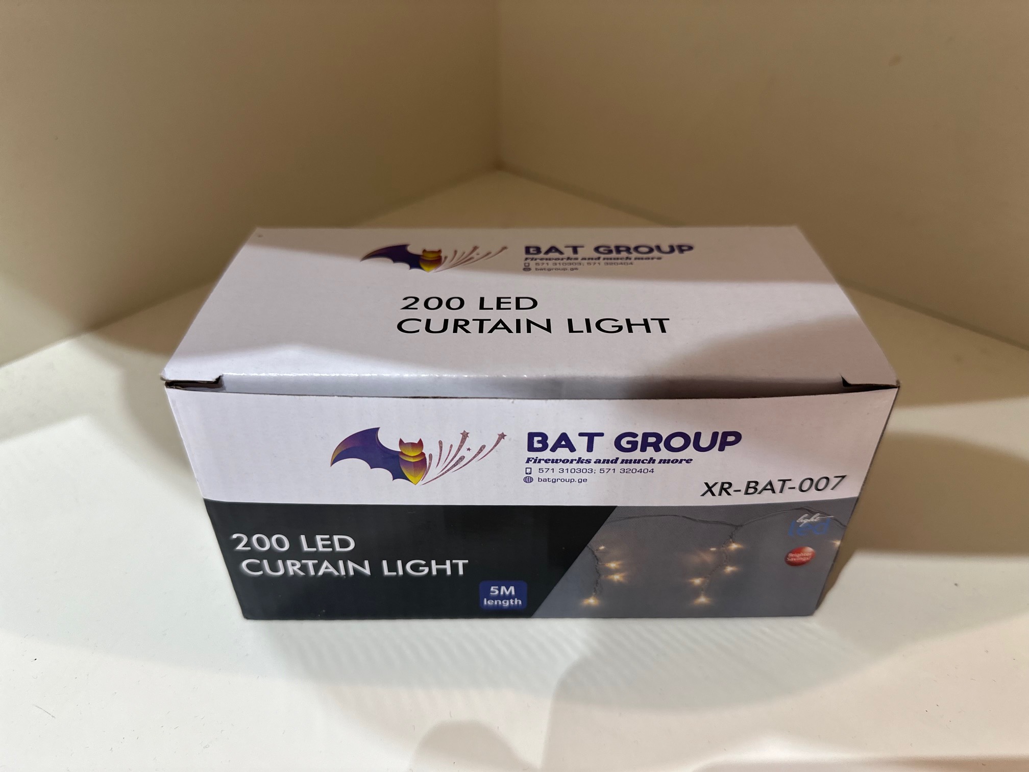 ლედ განათება ფარდა - 5მ. * 0.7მ.5მ. * 0.7მ. - 2